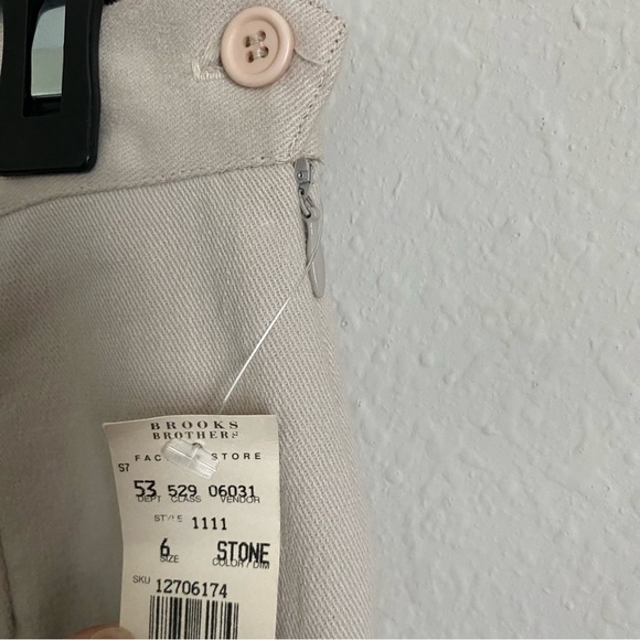 NWT Women’s Vintage Brooks Brothers Business Casual High Waisted Pants - Picture 4 of 10